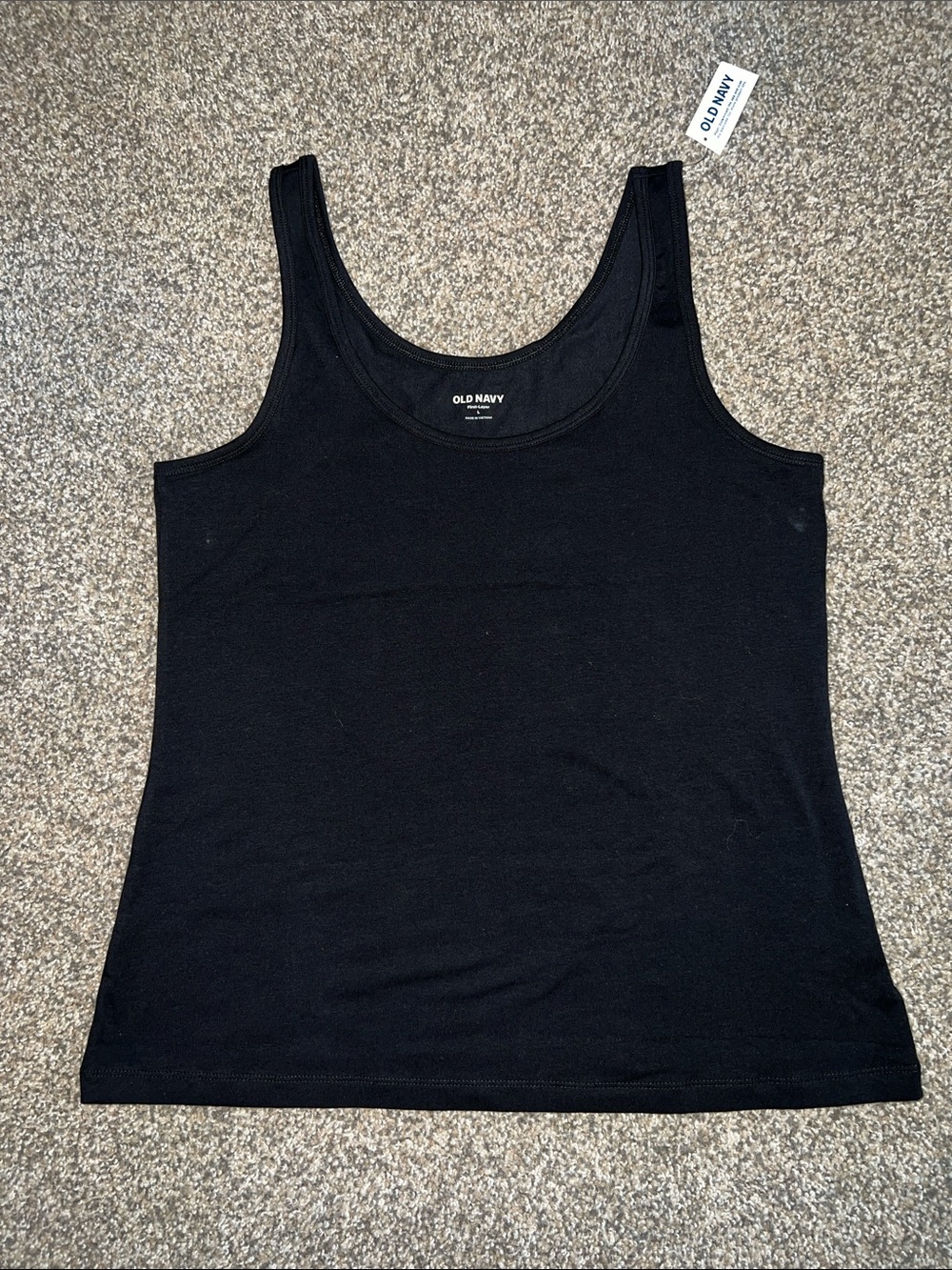 NWT Old Navy L First Layer Tank Top black